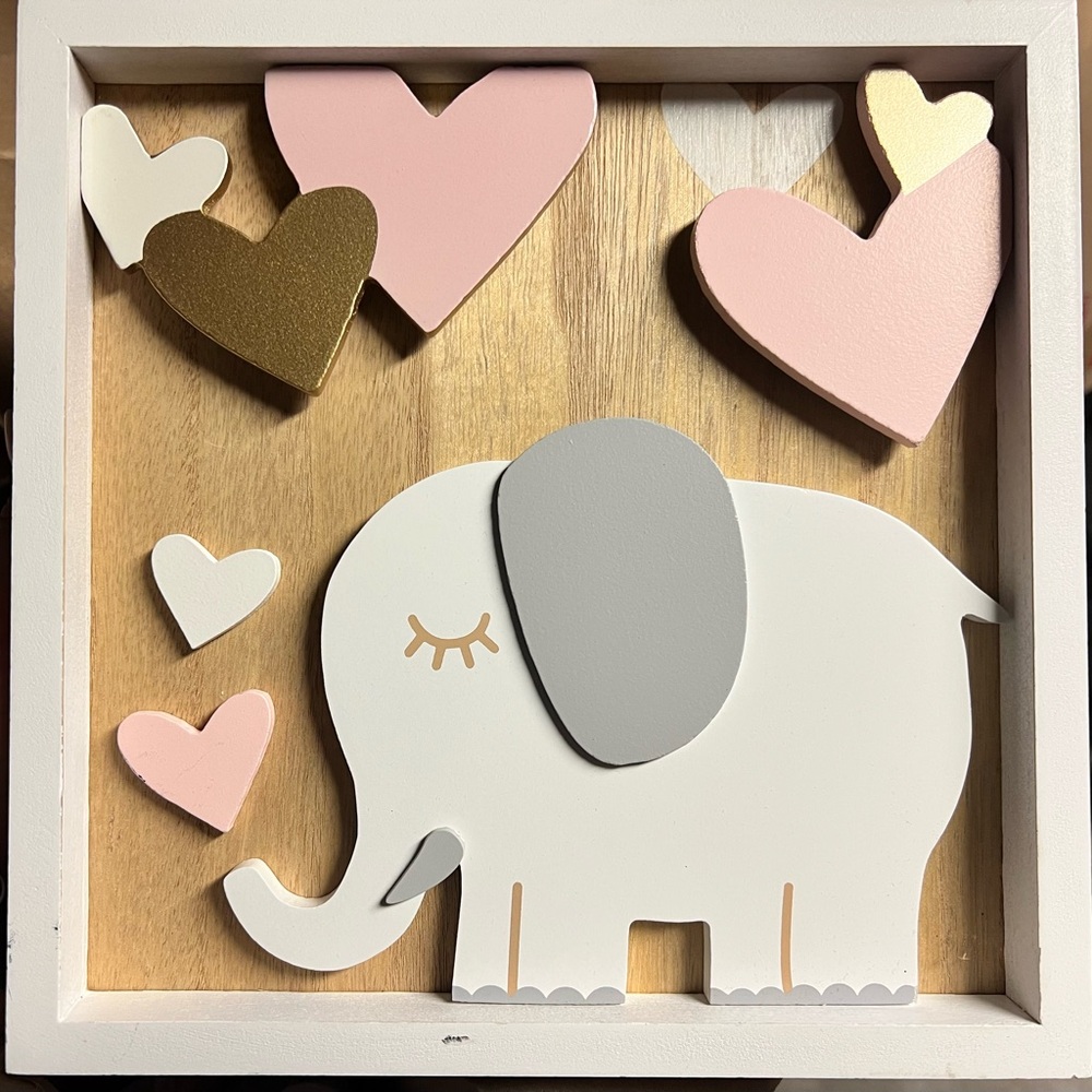 Nursery wood wall decor
